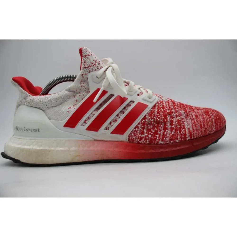 Adidas Ultra boost 4.0 DNA Men's 10.5 Running Shoes White Red Sneakers GZ7085